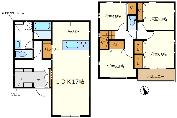 ４号棟　広々Ｓ－ＩＣＬとパンドリー付