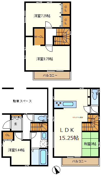 １号棟　Ｗ－ＣＬ付