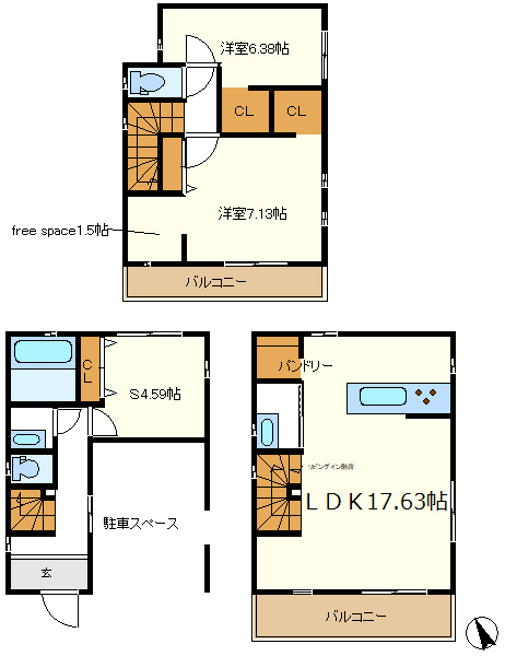 ２号棟　テレワークＳｐａｃｅなどにも利用可能のｆｒｅｅ　Ｓｐａｃｅ