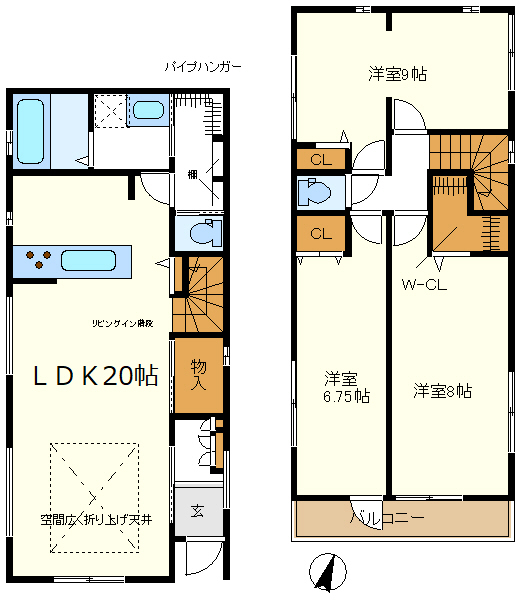 ７号棟　２０ＪのＬＤＫ
