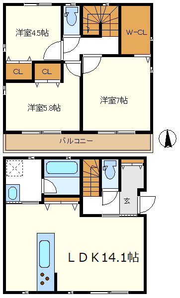 ５号棟　Ｗ－ＣＬ付