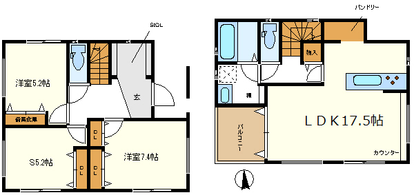 ６号棟　ＬＤＫからバルコニー