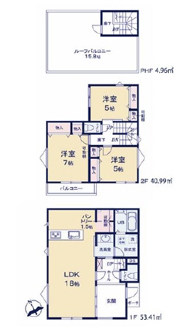 広々玄関スペース　パンドリー