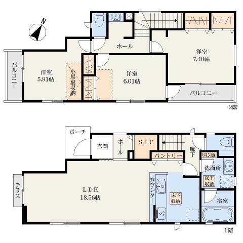 １部シャッター付　Ｓ－ＩＣＬ付