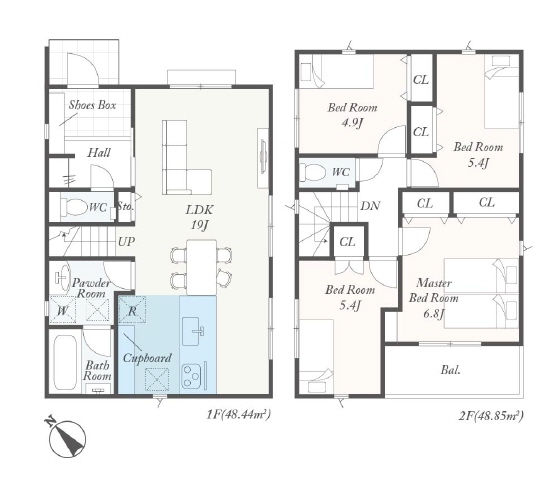 便利な玄関シングルバー付