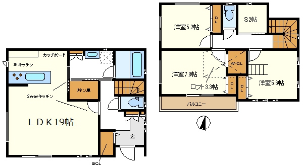 ＺＥＨ水準適合住宅　建物断熱性能等級５＋一時エネルギー消費等級６