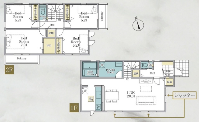 １号棟　１部アクセントクロス仕様　１度は使って見たいＷ－ＣＬ付