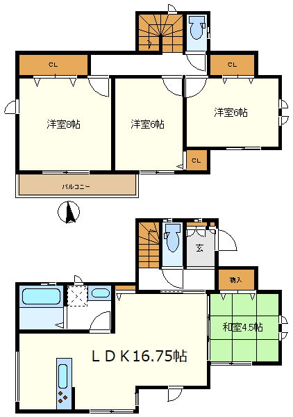 ３号棟　全室南側設計