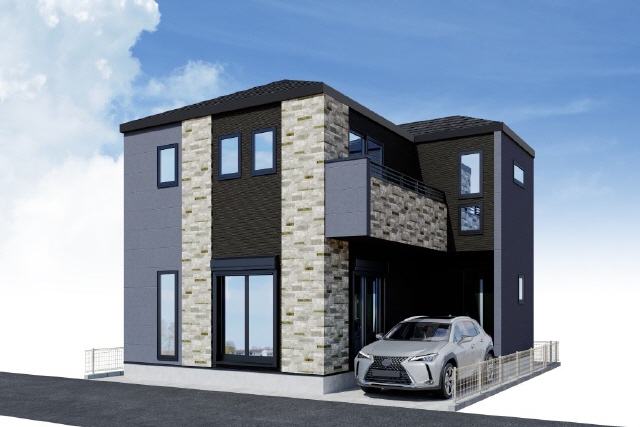 外壁のみのイメージパース、車　風景等は含まれません