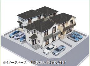 外観パース　風景　車等は含まれません