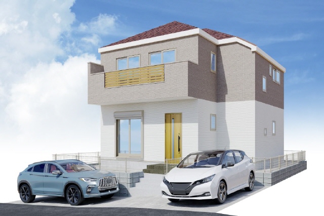 外観パース　風景　車等は含まれません