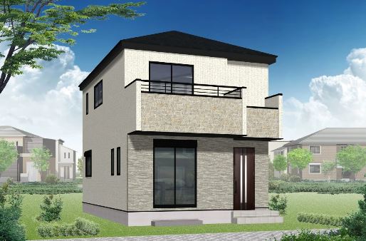 外観パース　風景　車等は含まれません