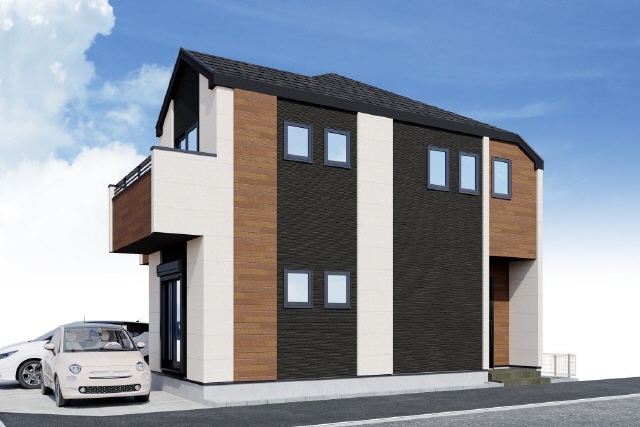 外観パース　風景　車等は含まれません