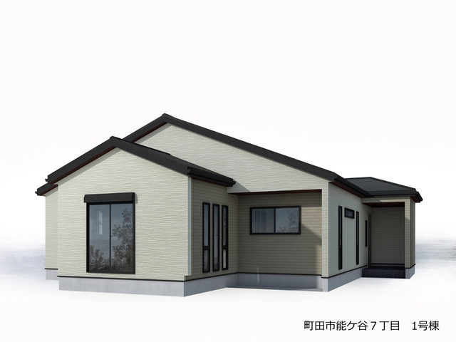 外壁イメージパース　風景　車等は含まれません