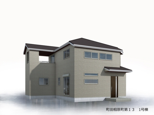 外壁イメージパース　風景　車等は含まれません