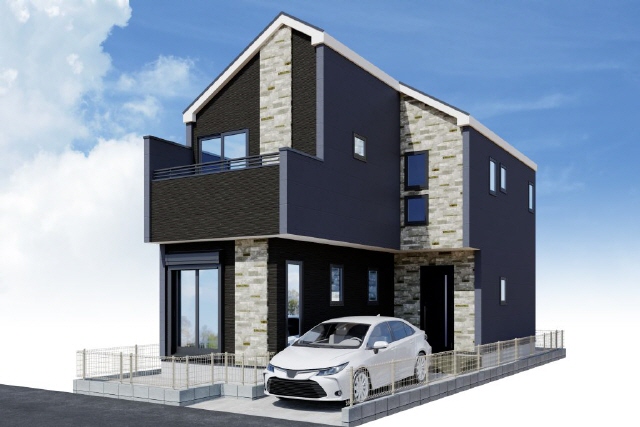 外観パース　風景　車等は含まれません