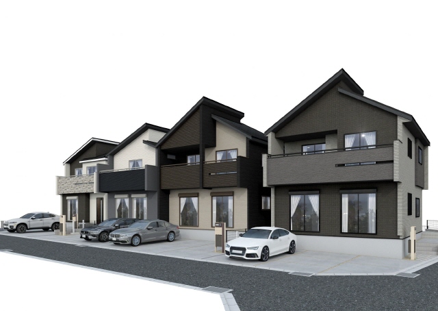 外観パース　風景　車等は含まれません