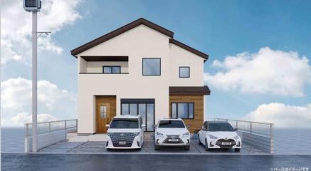 外観のみパース　風景、車等は含まれません