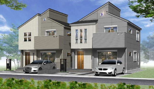 イメージパース　風景　車等は含まれません