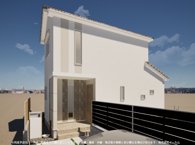 外観パース　風景　車等は含まれません