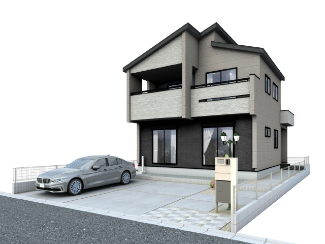 外観パース　風景　車等は含まれません