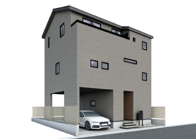 外観パース　風景や車等は含まれません