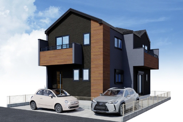 外観パース　風景　車等は含まれません