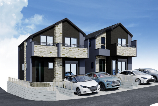 外壁のみのイメージパース、車　風景等は含まれません