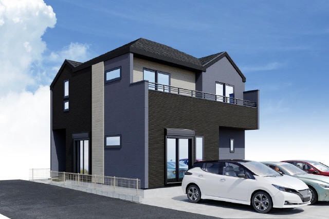 外観パース　風景　車等は含まれません