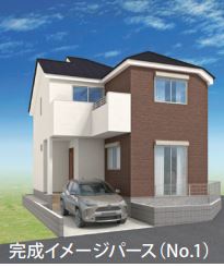 外観パース　風景　車等は含まれません