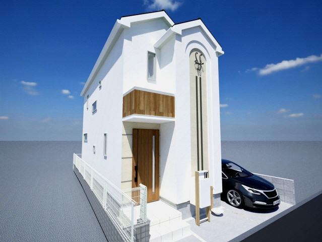 外観パース　風景　車等は含まれません