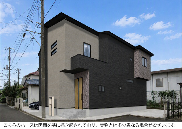 外観パース　風景　車等は含まれません
