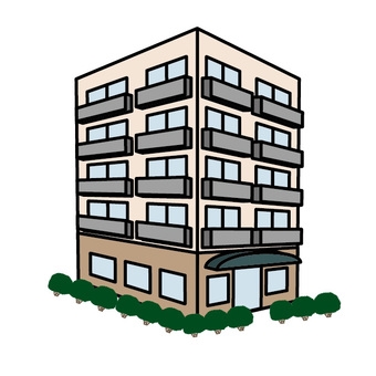 外観。本当はマンションで登録しようとしていたため