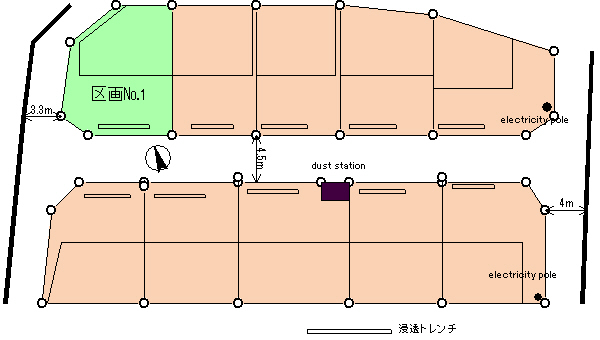 全１０区画の新コミュニティー