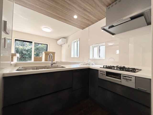 Ｌ型キッチン　料理もはかどります