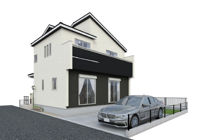 外観パース　風景　車等は含まれません