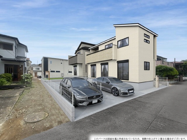 外観パース　風景や車等は含まれません